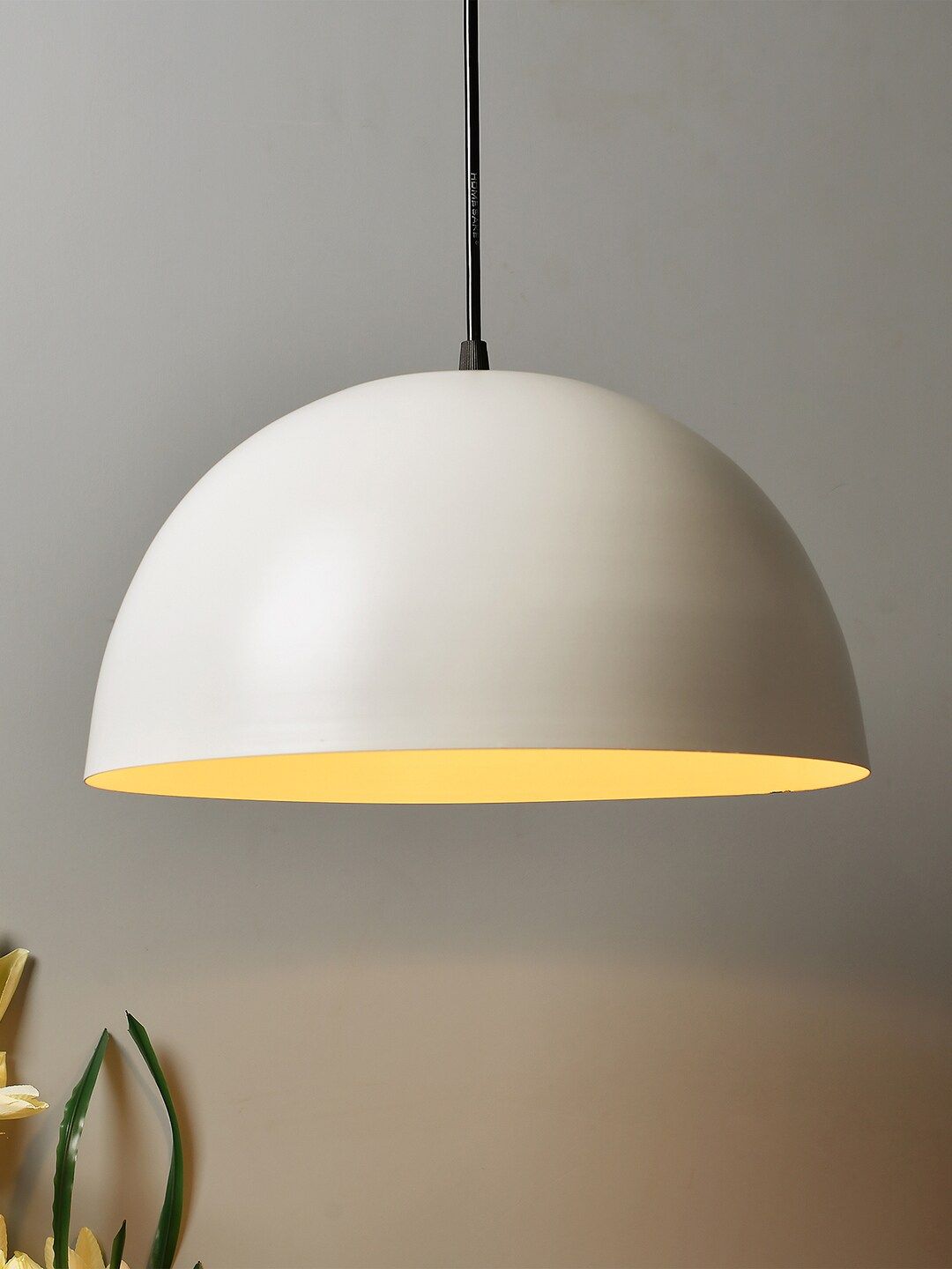 Homesake White Solid Handcrafted Hanging Light Price in India