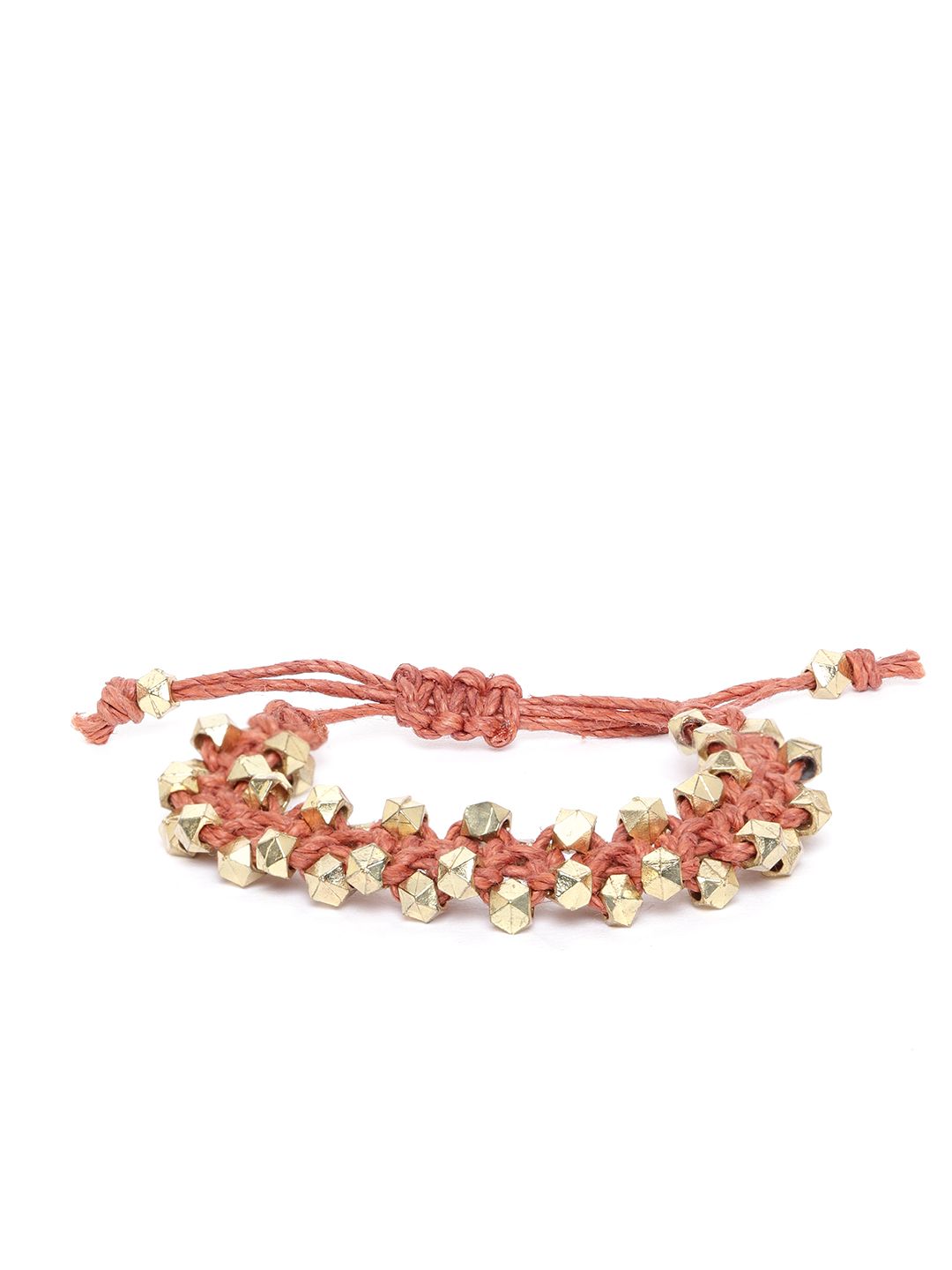 RICHEERA Rust Red Gold-Plated Bracelet Price in India