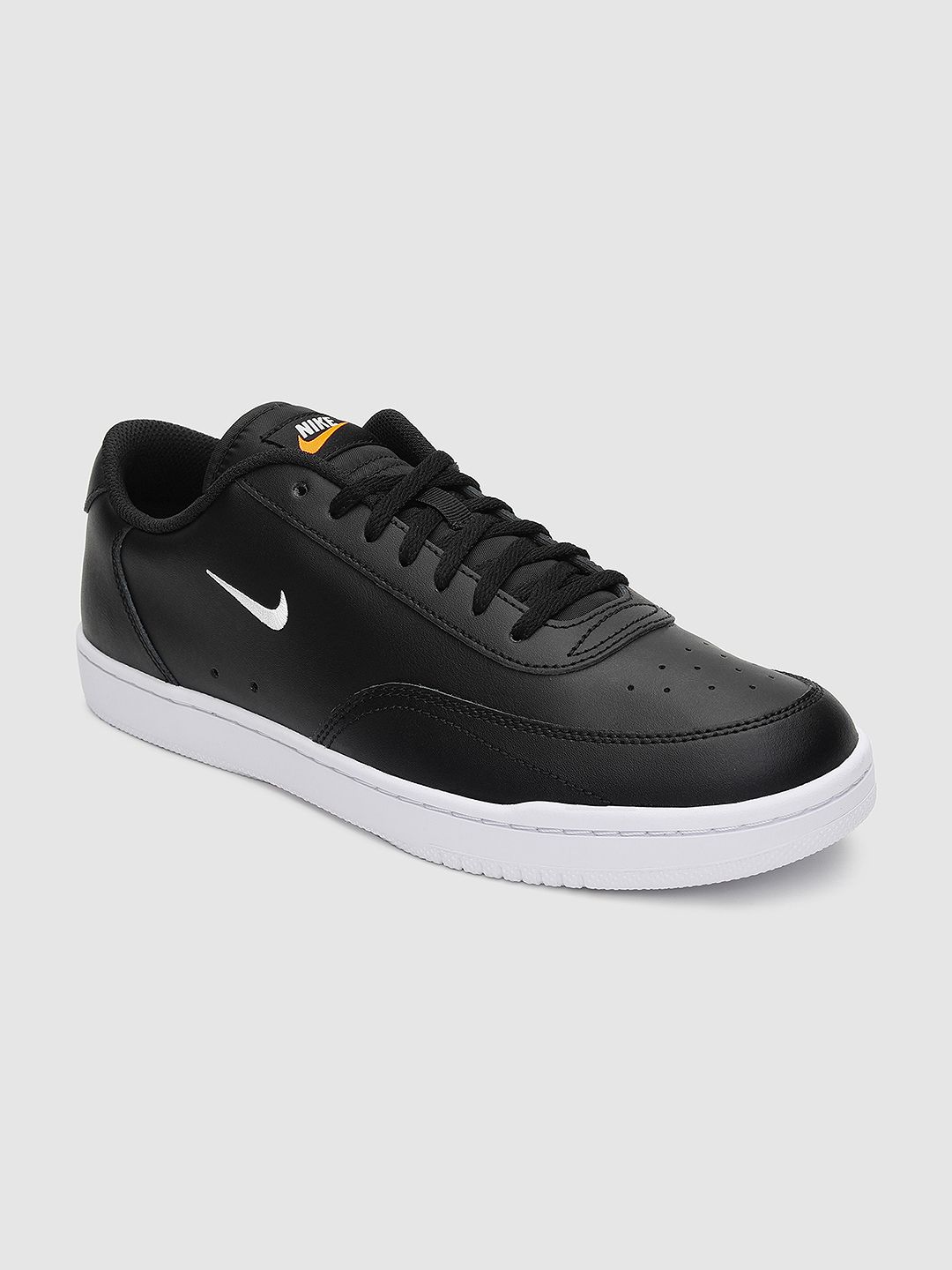 Nike Men Black Court Vintage Leather Sneakers