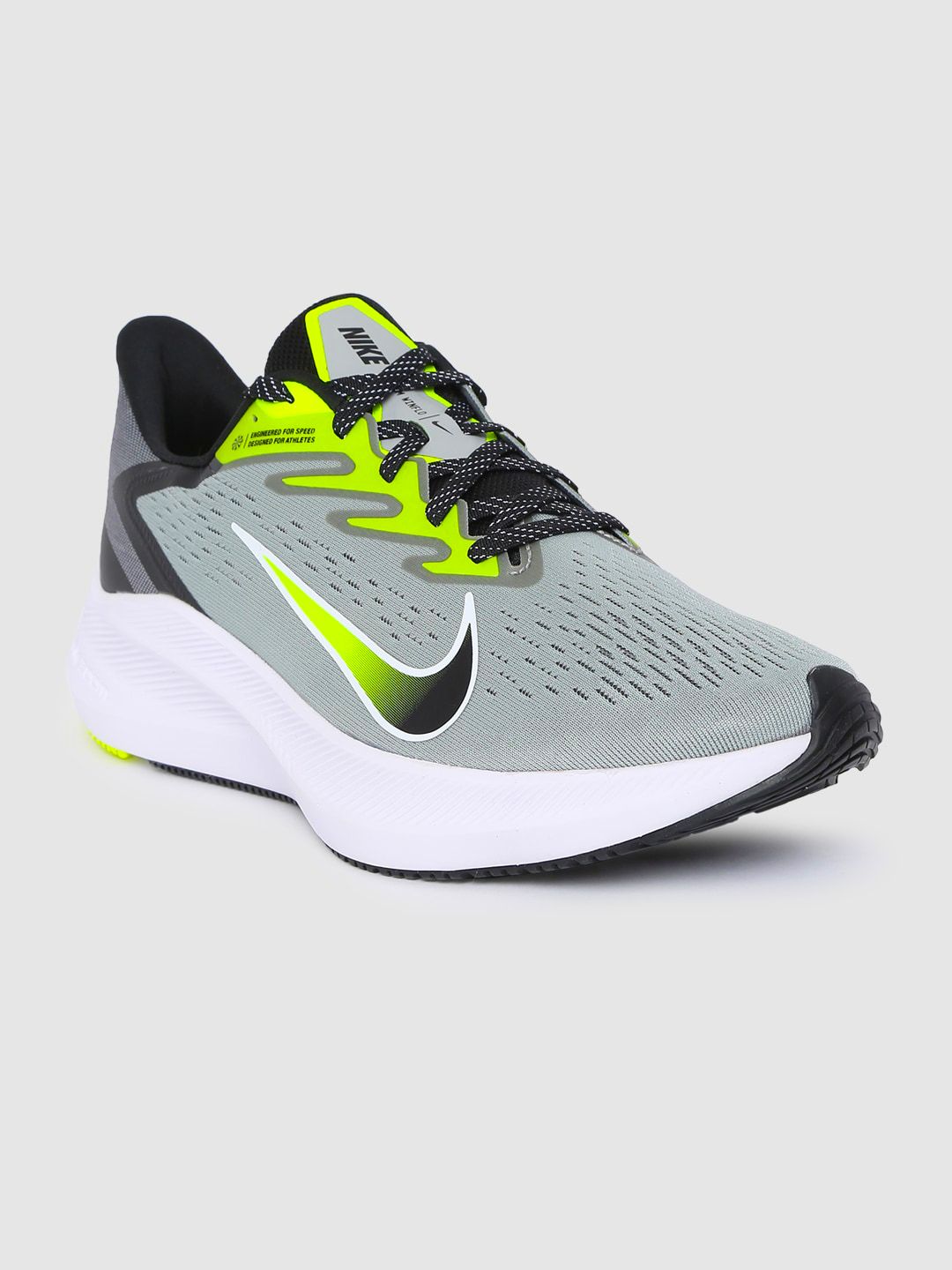 Nike Men Grey Zoom Winflo 7 Shoes