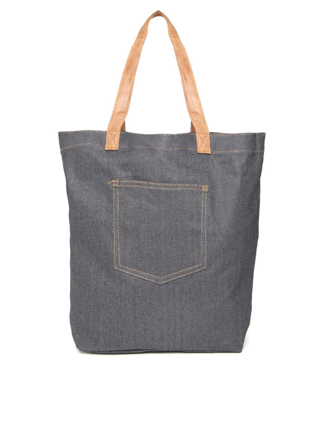 Buy New Look Navy Denim Tote Bag - Handbags for Women 1167447 | Myntra