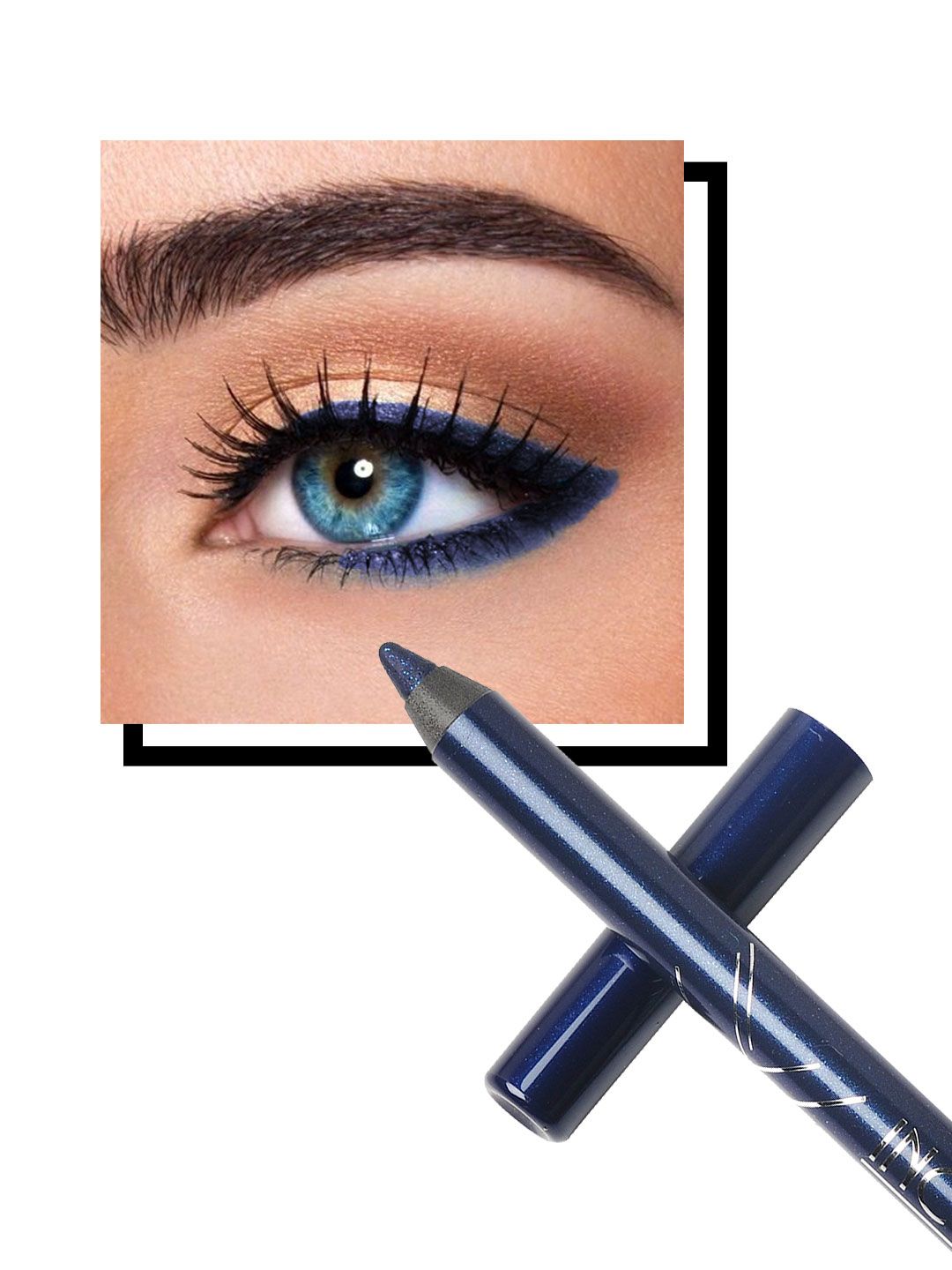 Incolor  Glide  Gel Eye Pencil 08 Cobalt 1.2 Grams Dark Blue Price in India