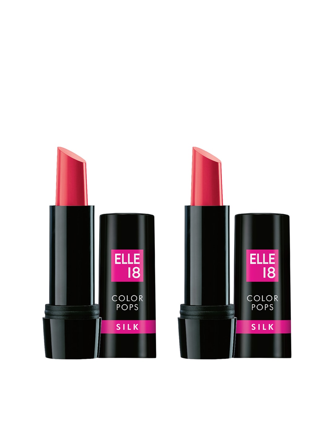 ELLE 18 Set Of 2 P24 Color Pops Silk Lipstick 4.2 g Price in India