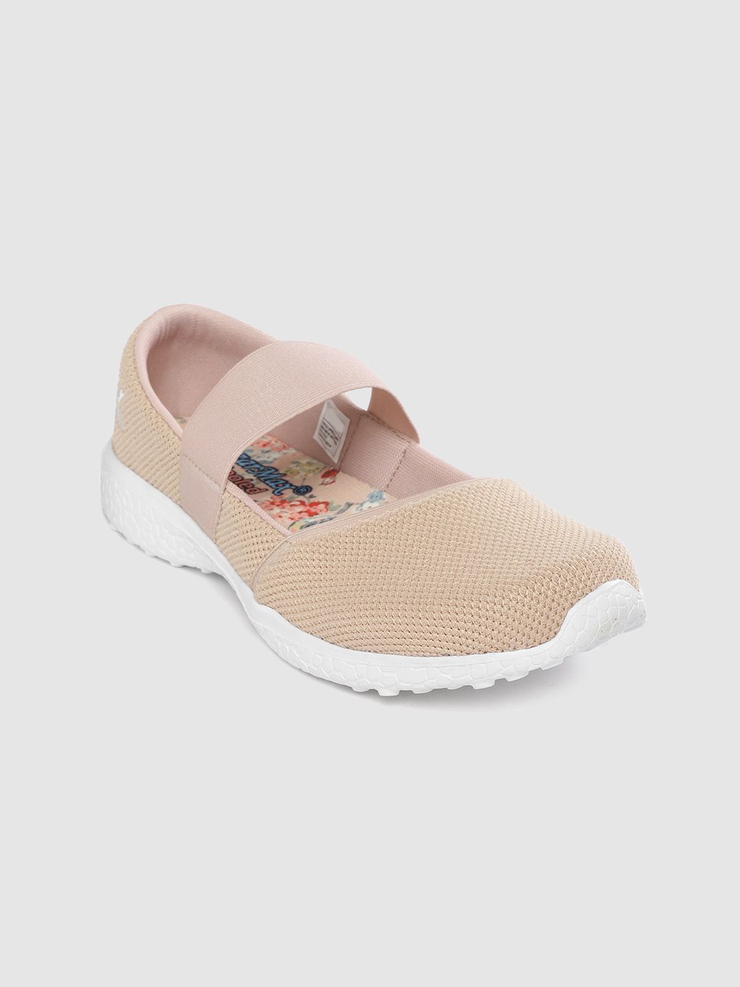 KazarMax Women Peach-Coloured Slip-On Sneakers Price in India