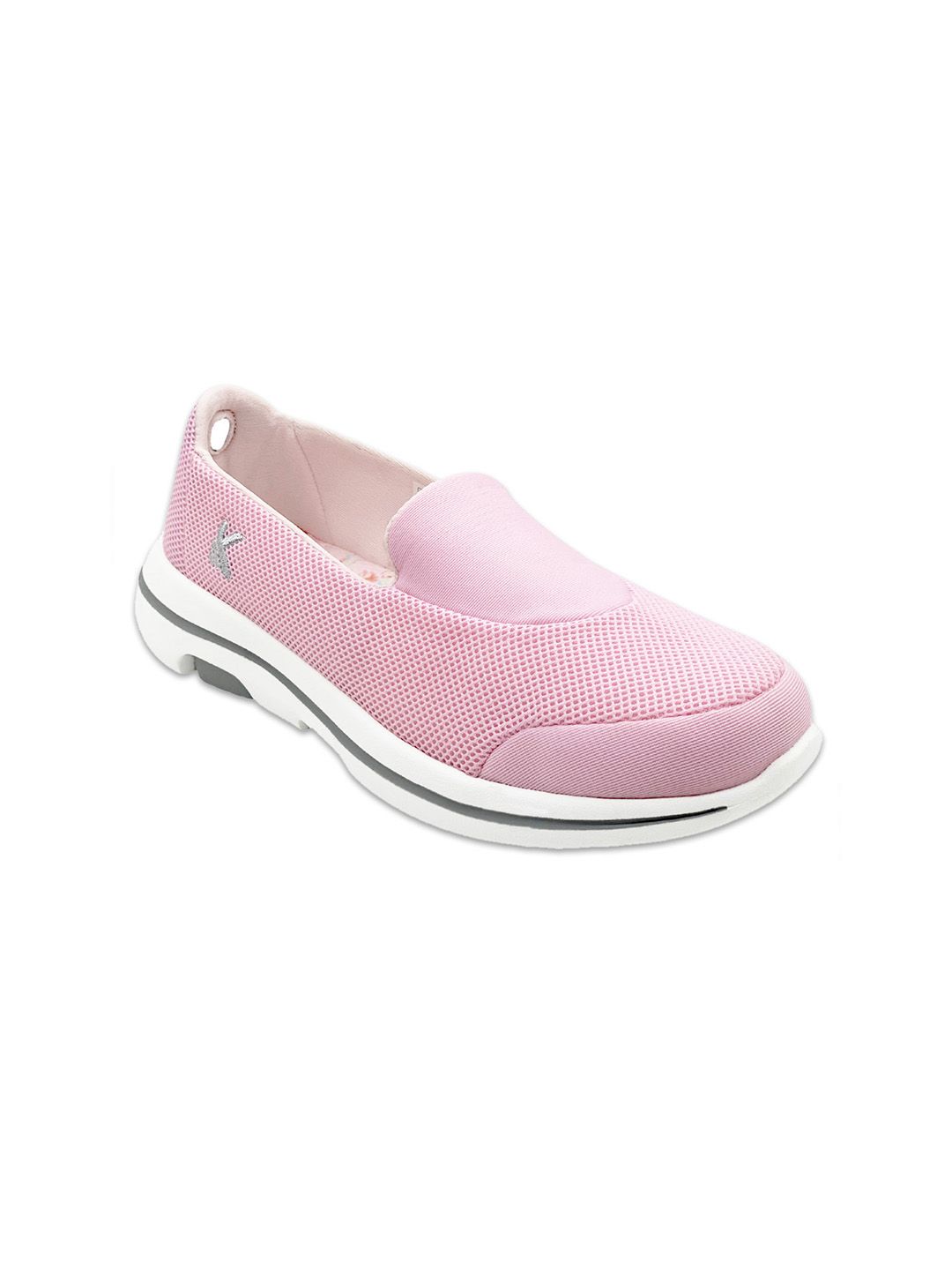 KazarMax Women Pink Slip-On Walking Sneakers Price in India