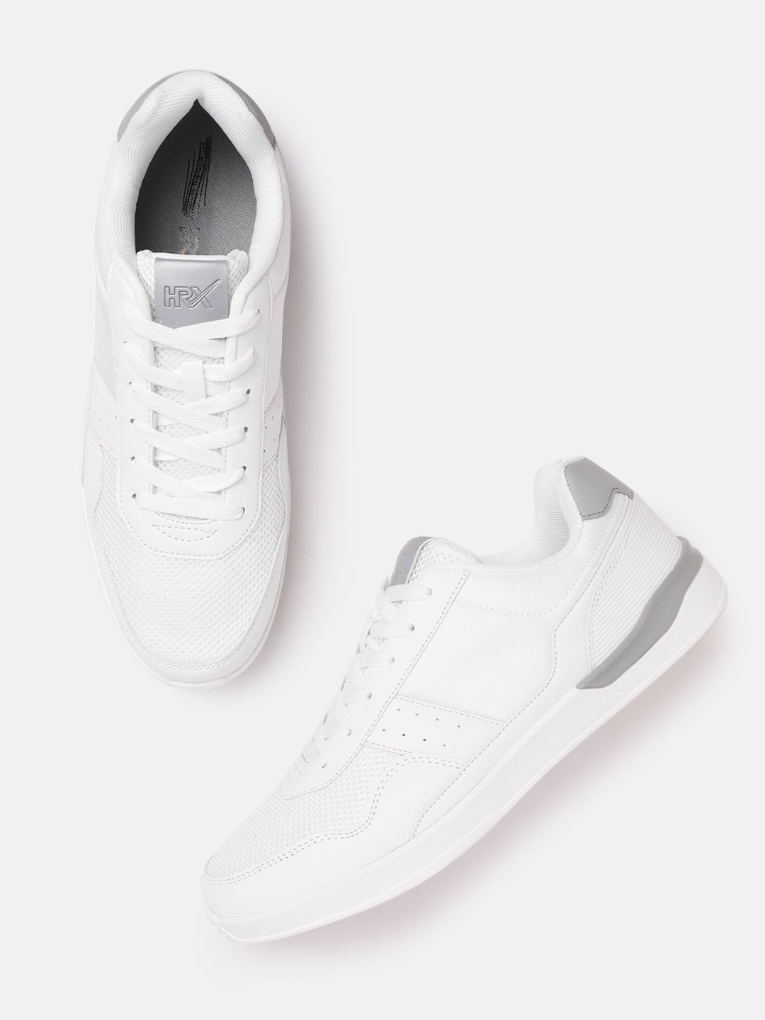 HRX by Hrithik Roshan Men White Solid Sneakers