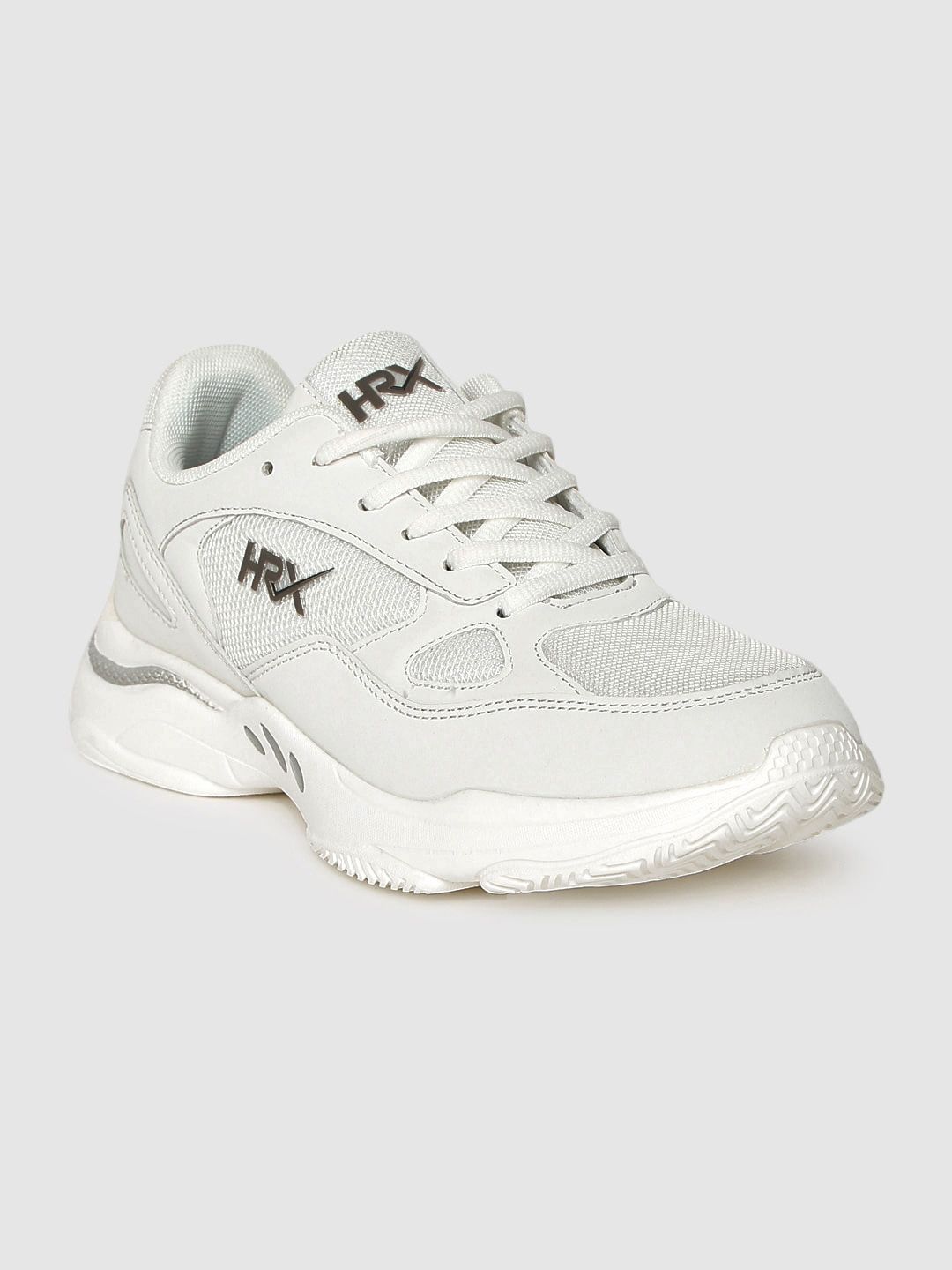 HRX by Hrithik Roshan Men White Solid Chunky Sneakers