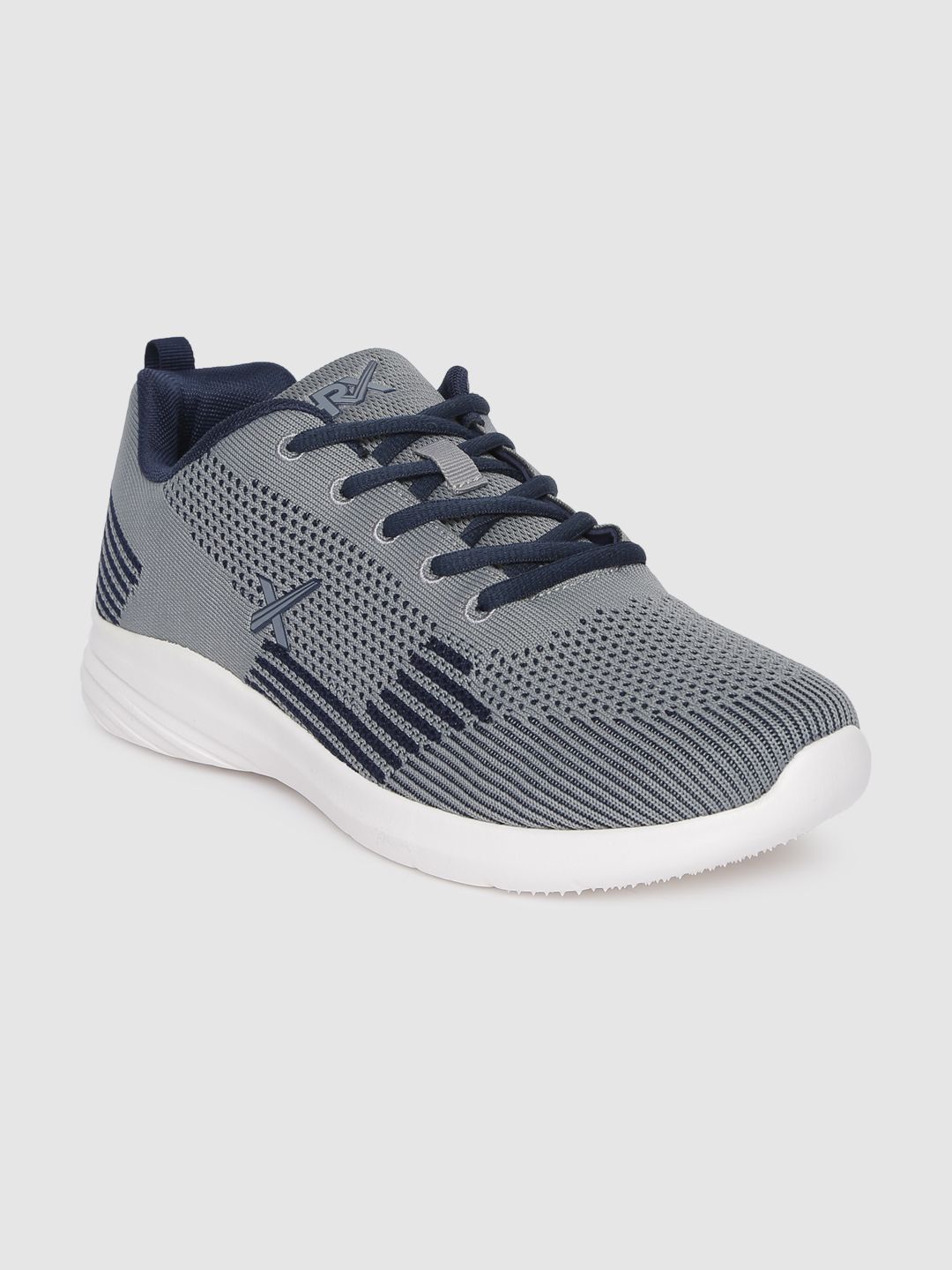 HRX by Hrithik Roshan Men Grey Knit Run 1.0 Shoes