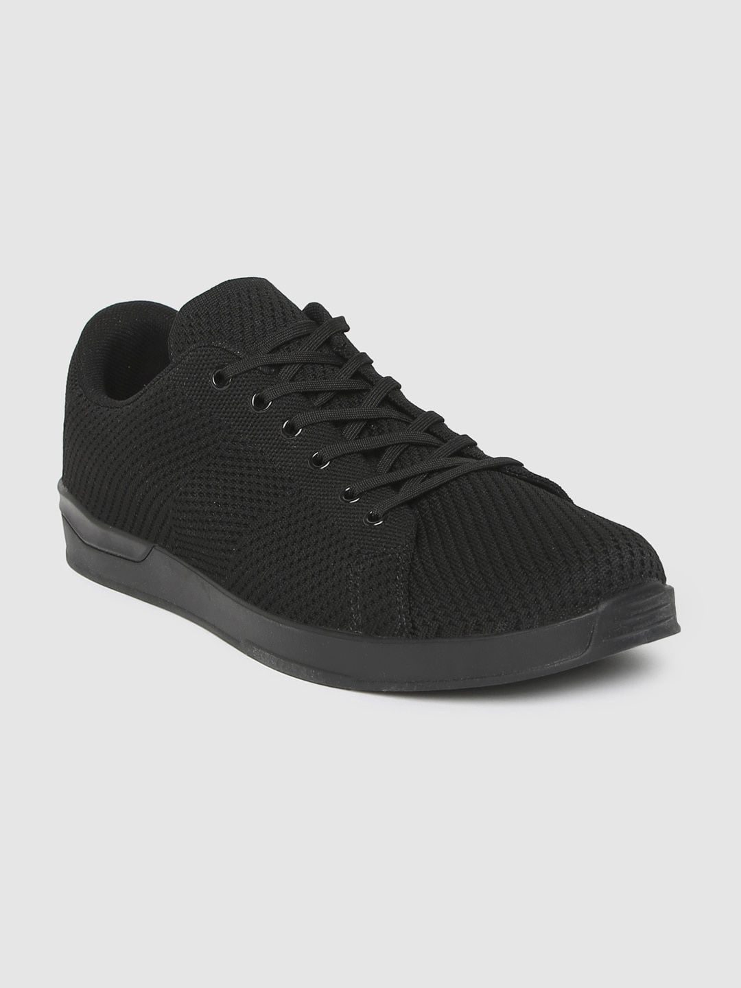 HRX by Hrithik Roshan Men Black Solid Fly Sneakers