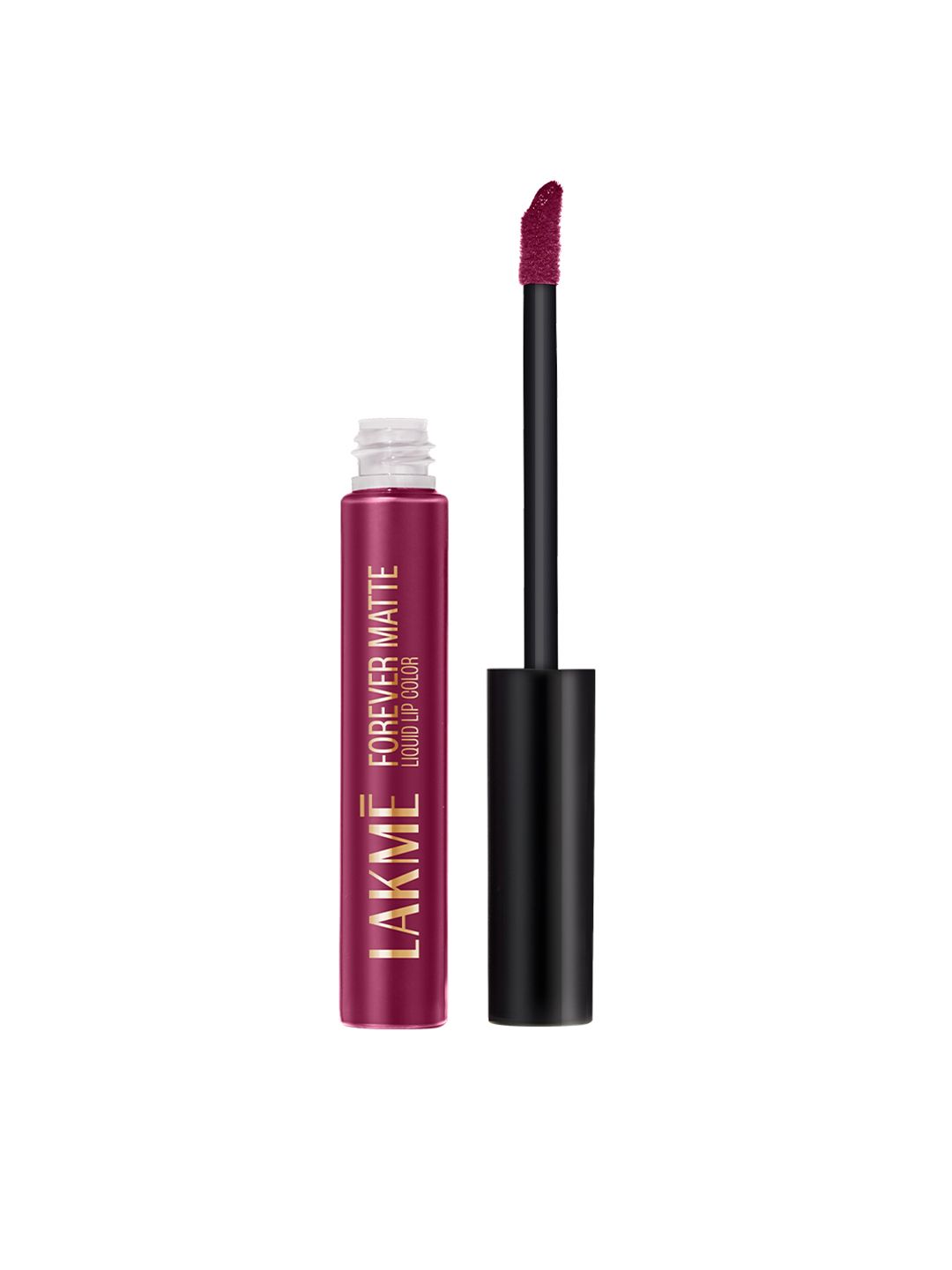 Lakme Forever Matte Lightweight & Transferproof 16Hr Liquid Lipstick 5.6ml - Red Wine