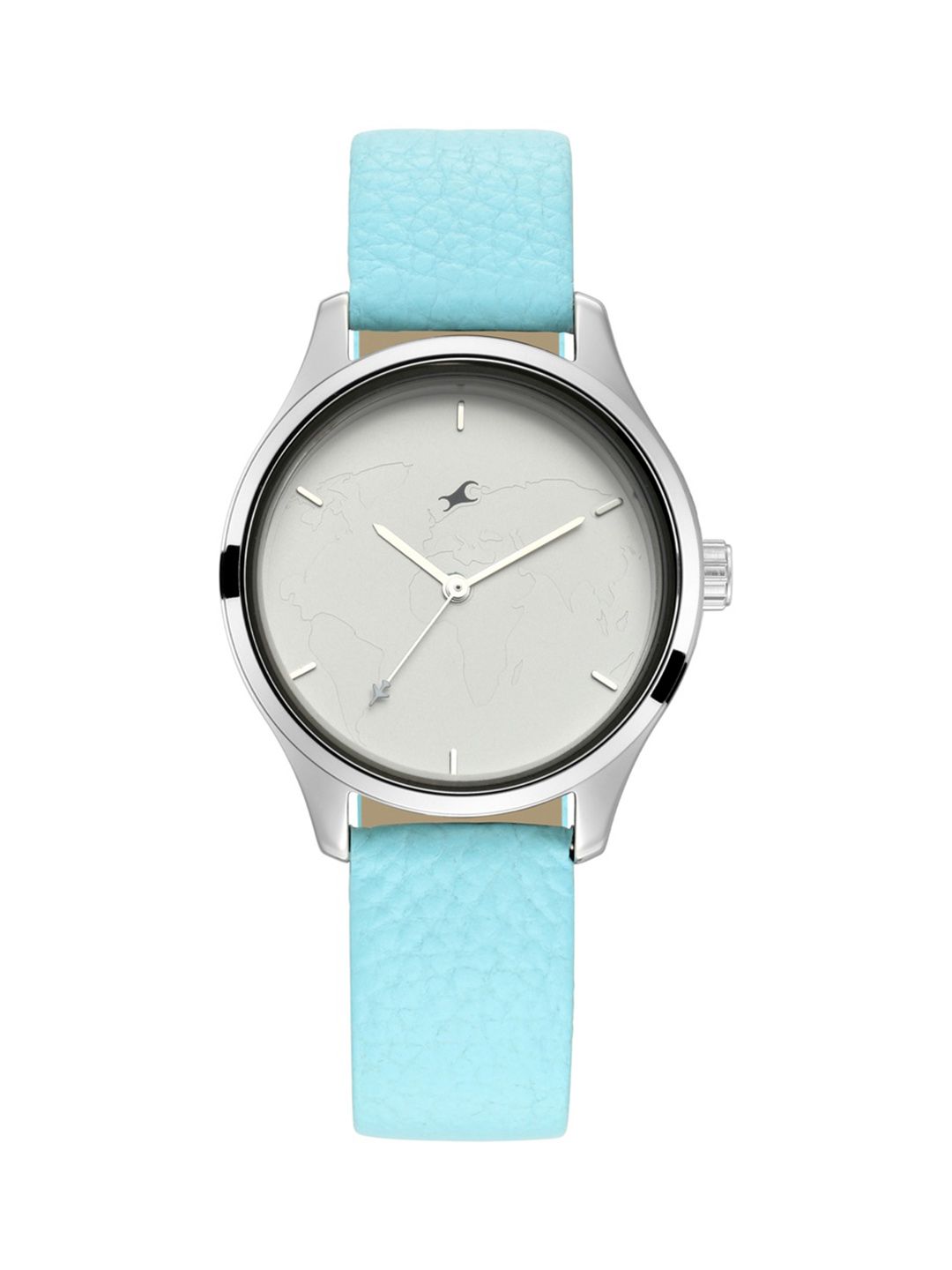 Fastrack Women White & Blue Analogue Watch 6219SL01 Price in India