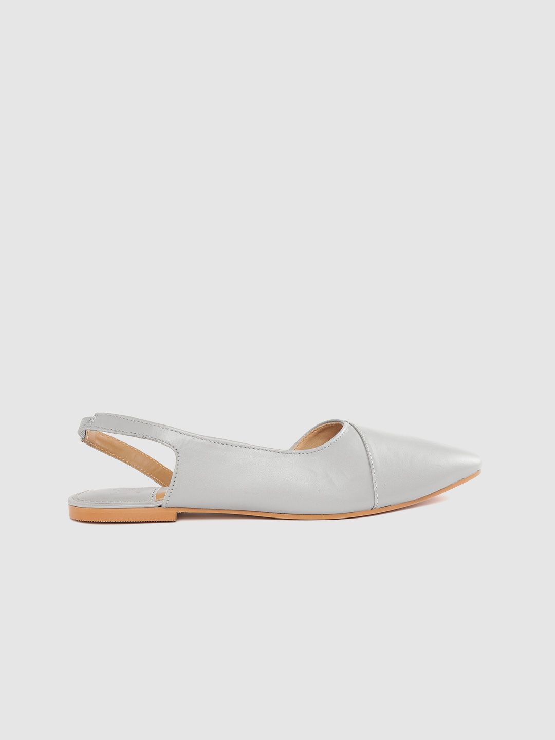 her by invictus Women Grey Solid Flats