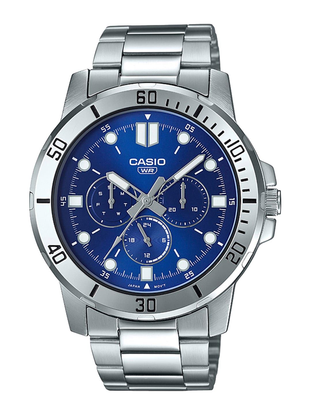 Buy CASIO Enticer Men Blue Analogue Watch A1752 MTP-VD300L-2EUDF