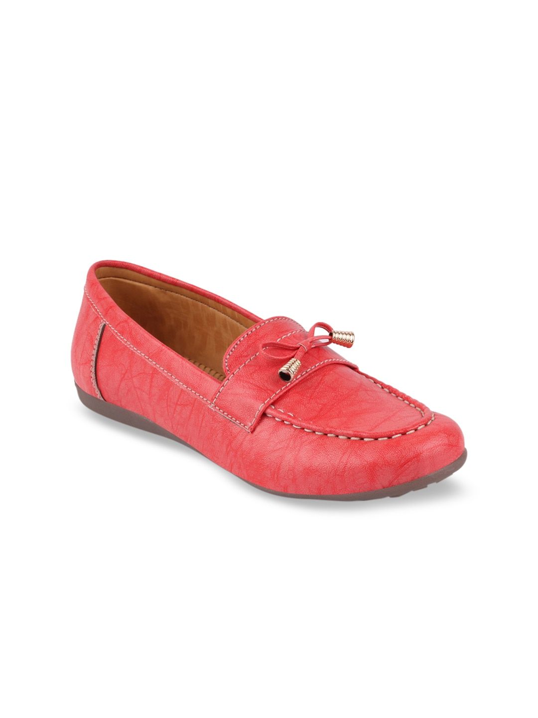 FAUSTO Women Pink Lightweight Loafers Price in India