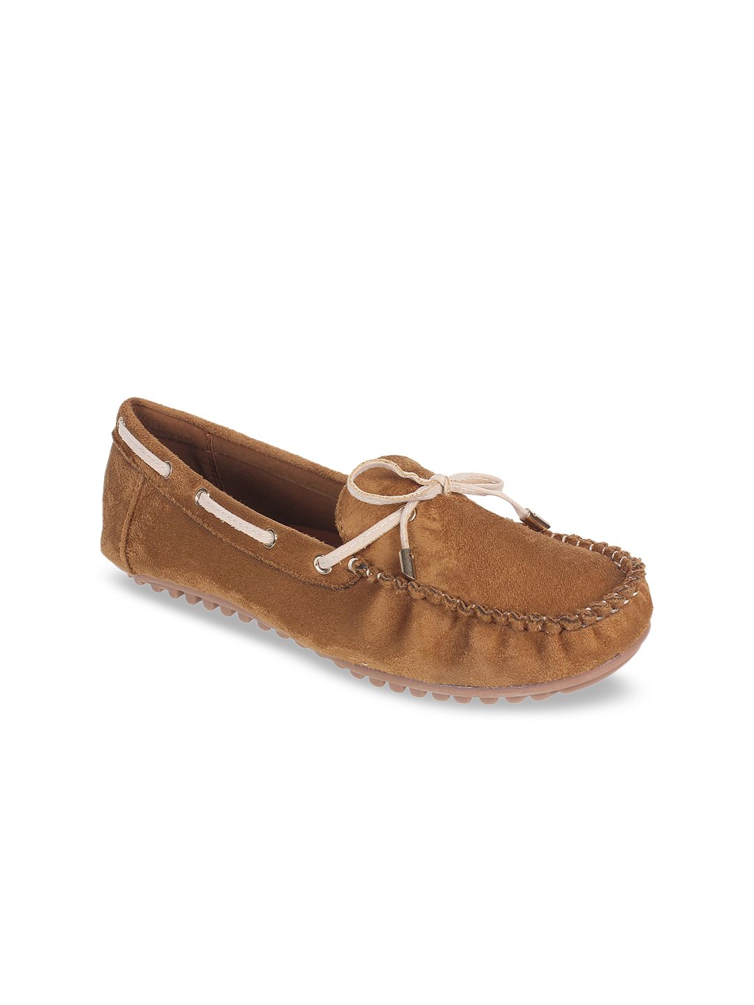 Footilicious Women Brown Boat Shoes Price in India