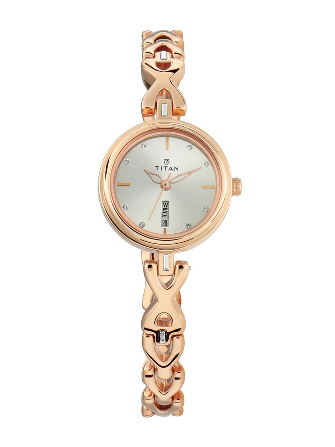 Titan Women Silver-Toned Analogue Watch NM2601WM01 Price in India