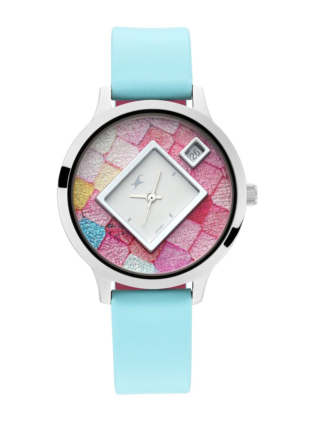 Fastrack Women Multicoloured Leather Analogue Watch 6210SL01 Price in India