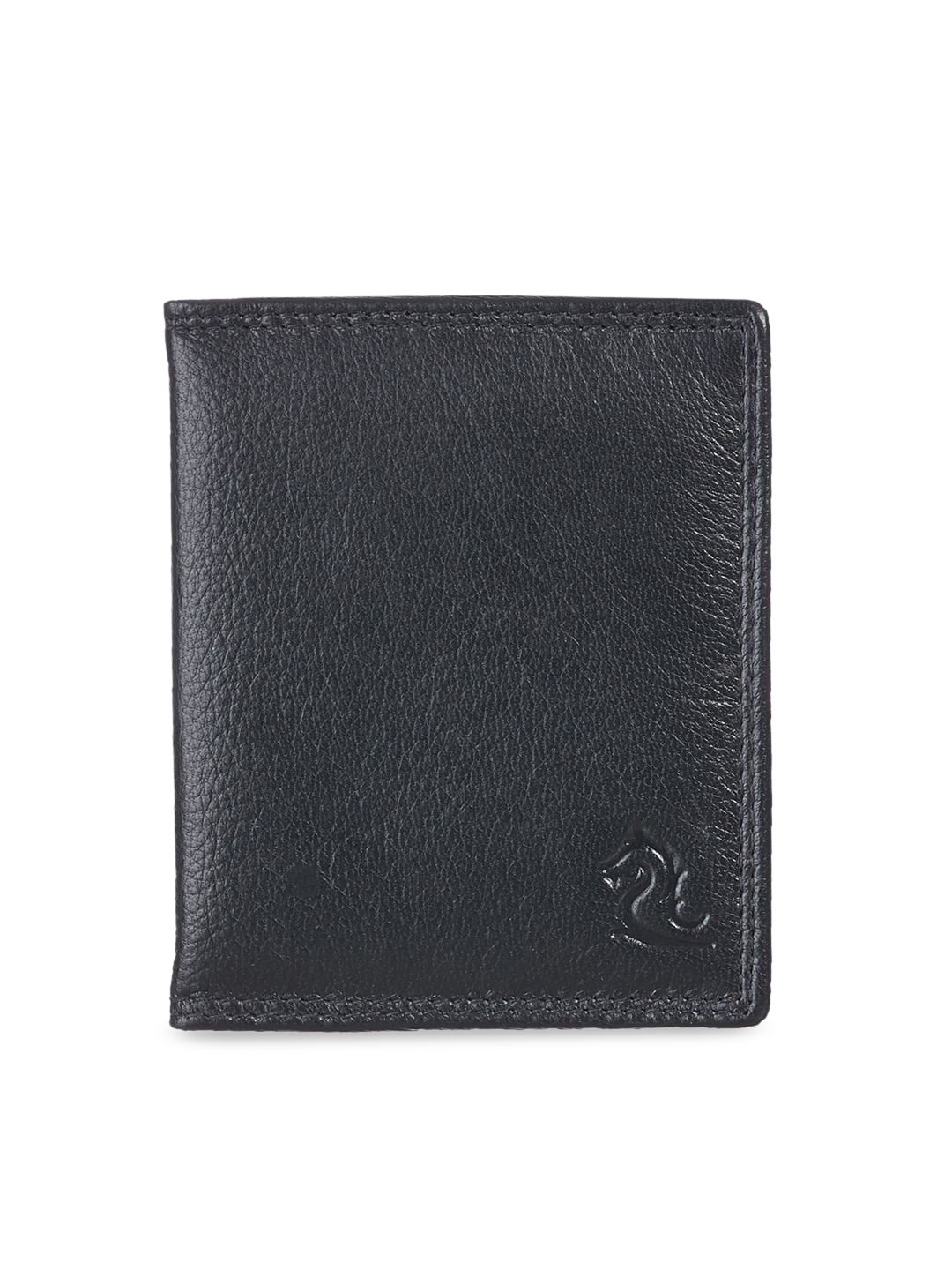 Kara Unisex Black Solid Leather Card Holder Price in India