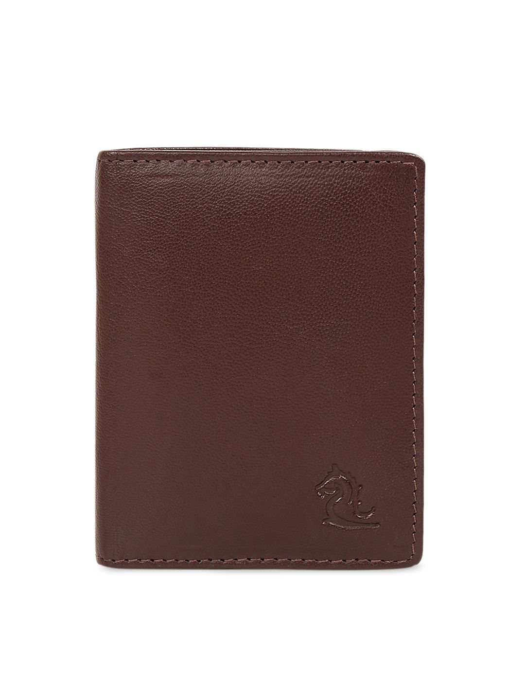 Kara Unisex Tan Brown Solid Leather Card Holder Price in India