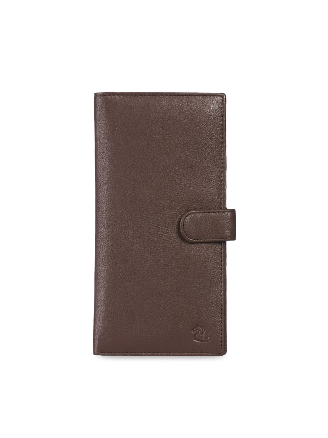 Kara Unisex Brown Solid Leather Passport Holder Price in India
