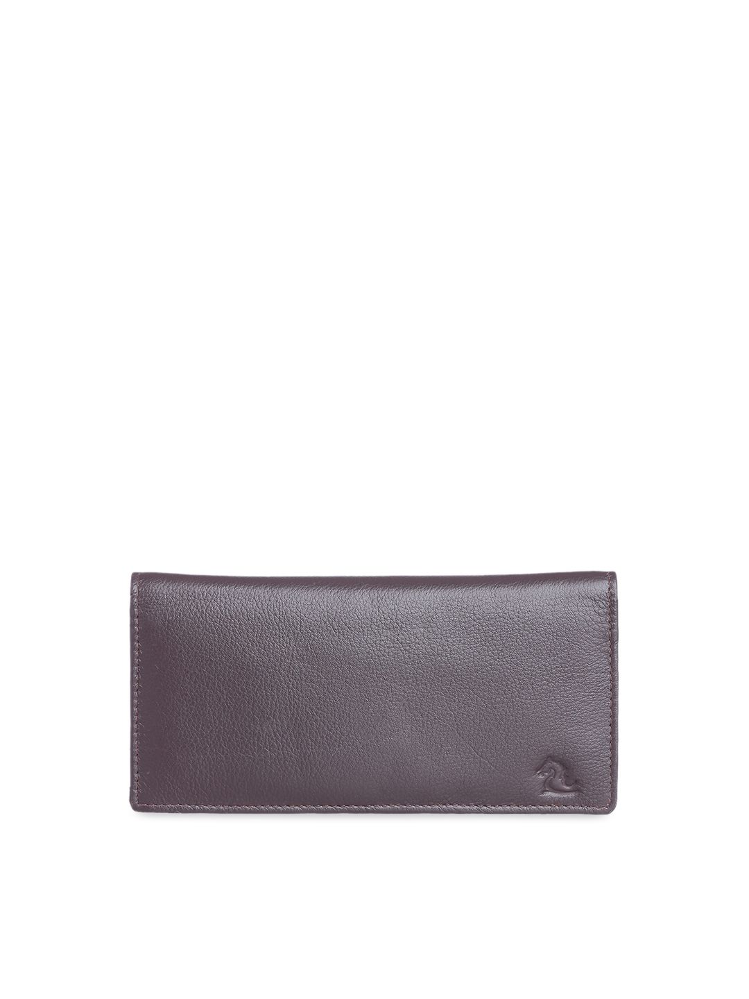 Kara Women Brown Solid Leather Envelope Price in India