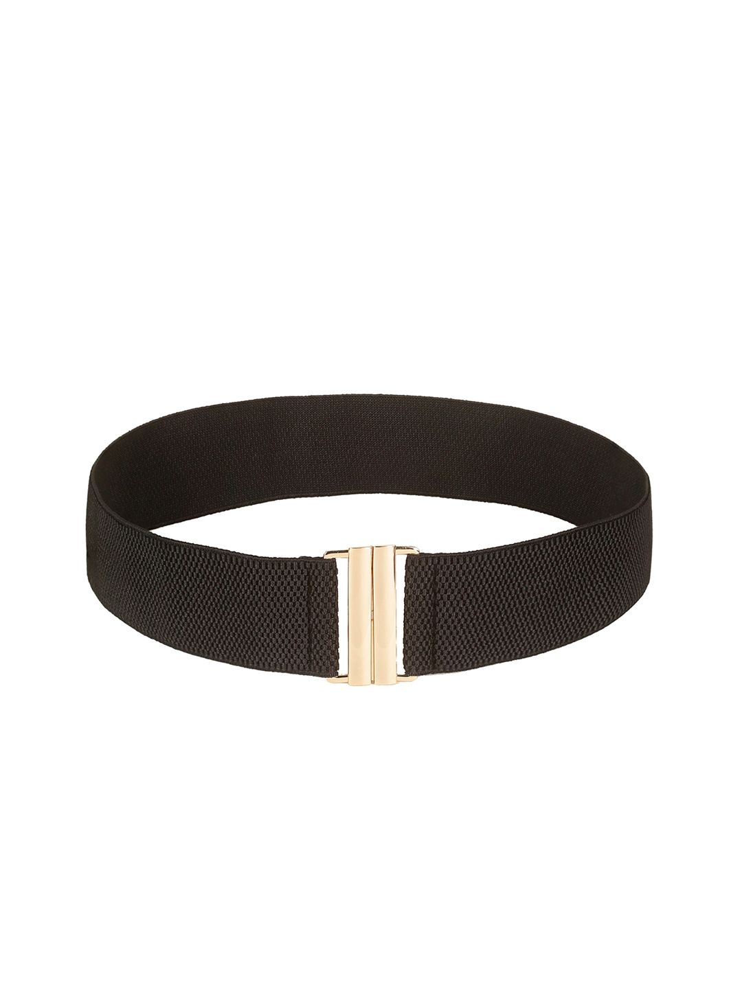 CRUSSET Women Black Solid Belt Price in India