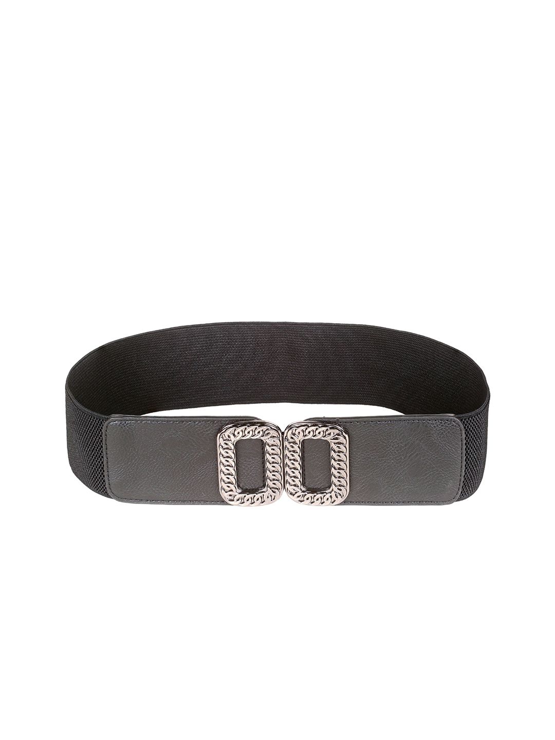 CRUSSET Women Black Solid Belt Price in India