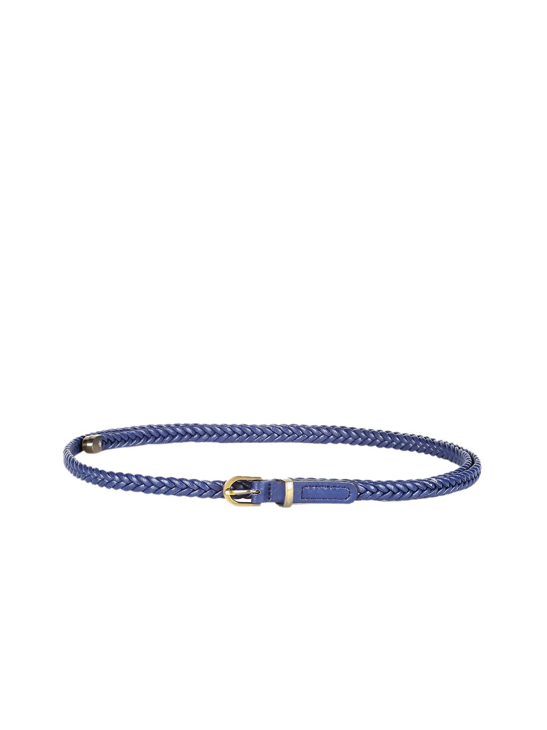 CRUSSET Women Blue Braided Belt Price in India