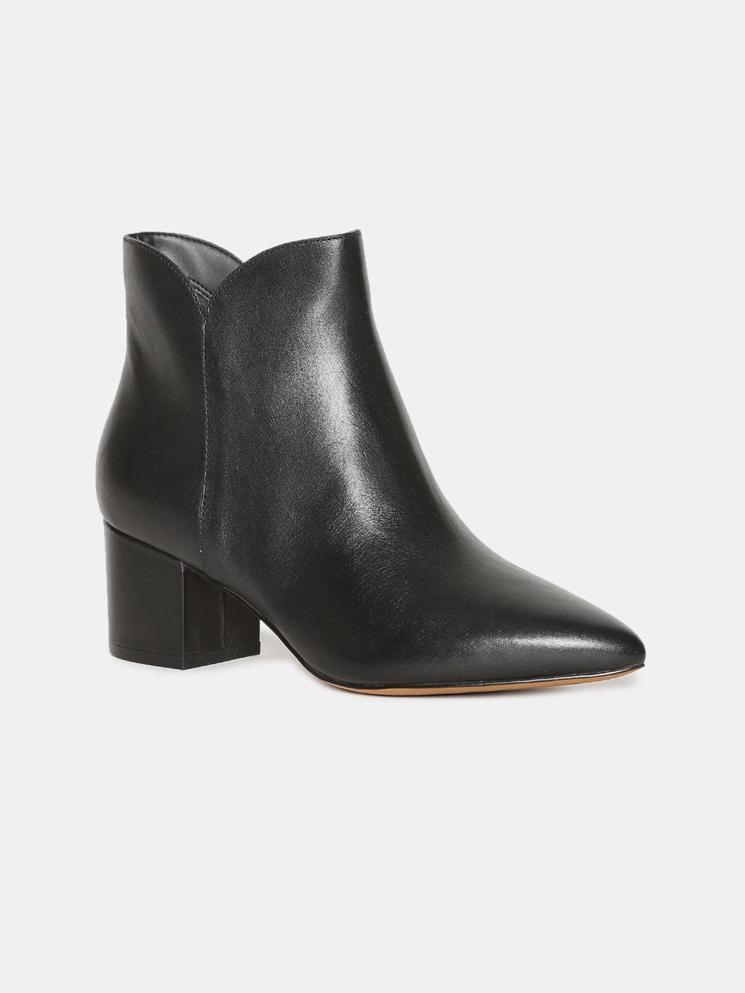 Cole Haan Women Black Solid High Top Heeled Boots Price in India