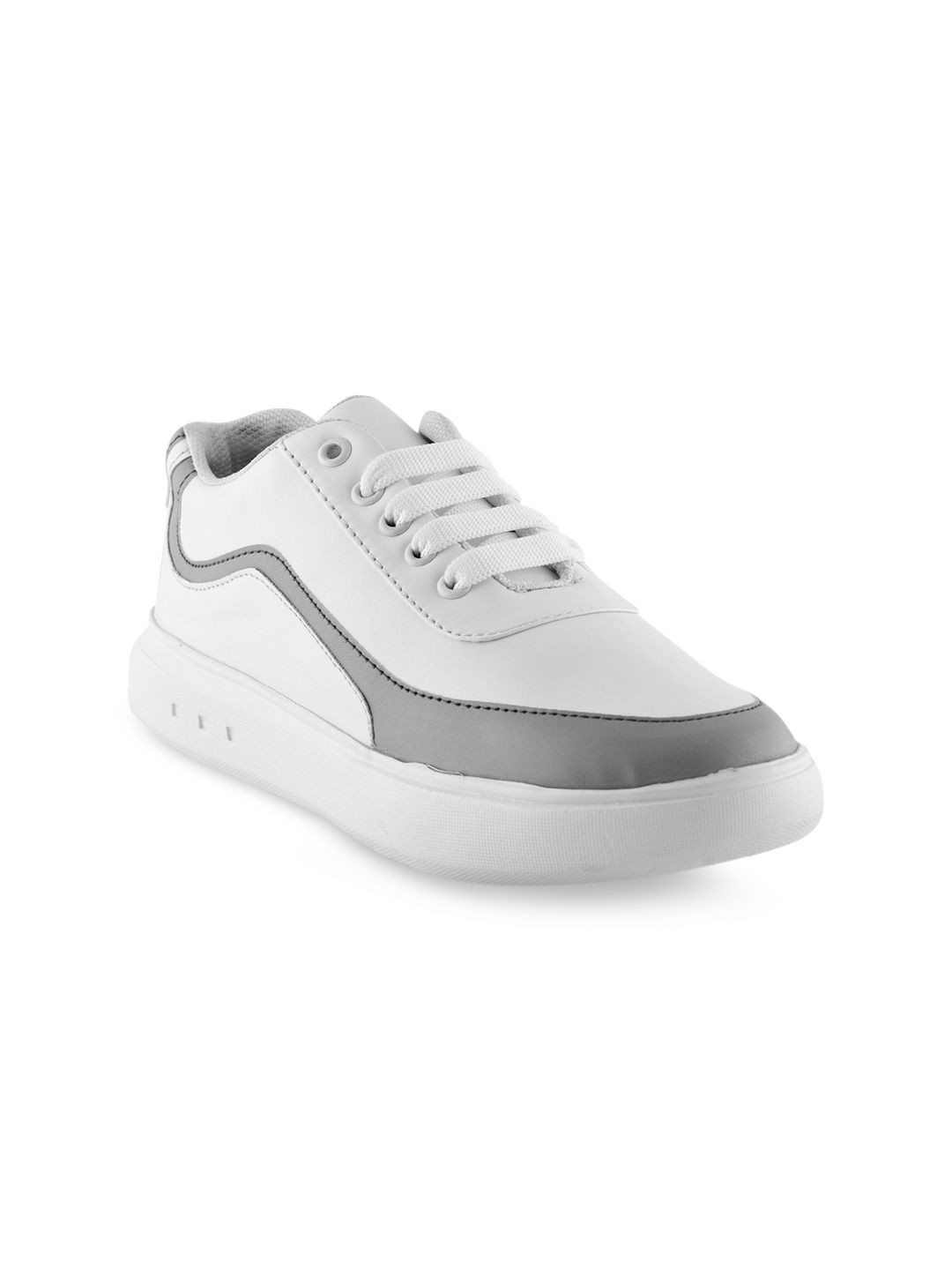 ZAPATOZ Women White Lightweight Sneakers Price in India