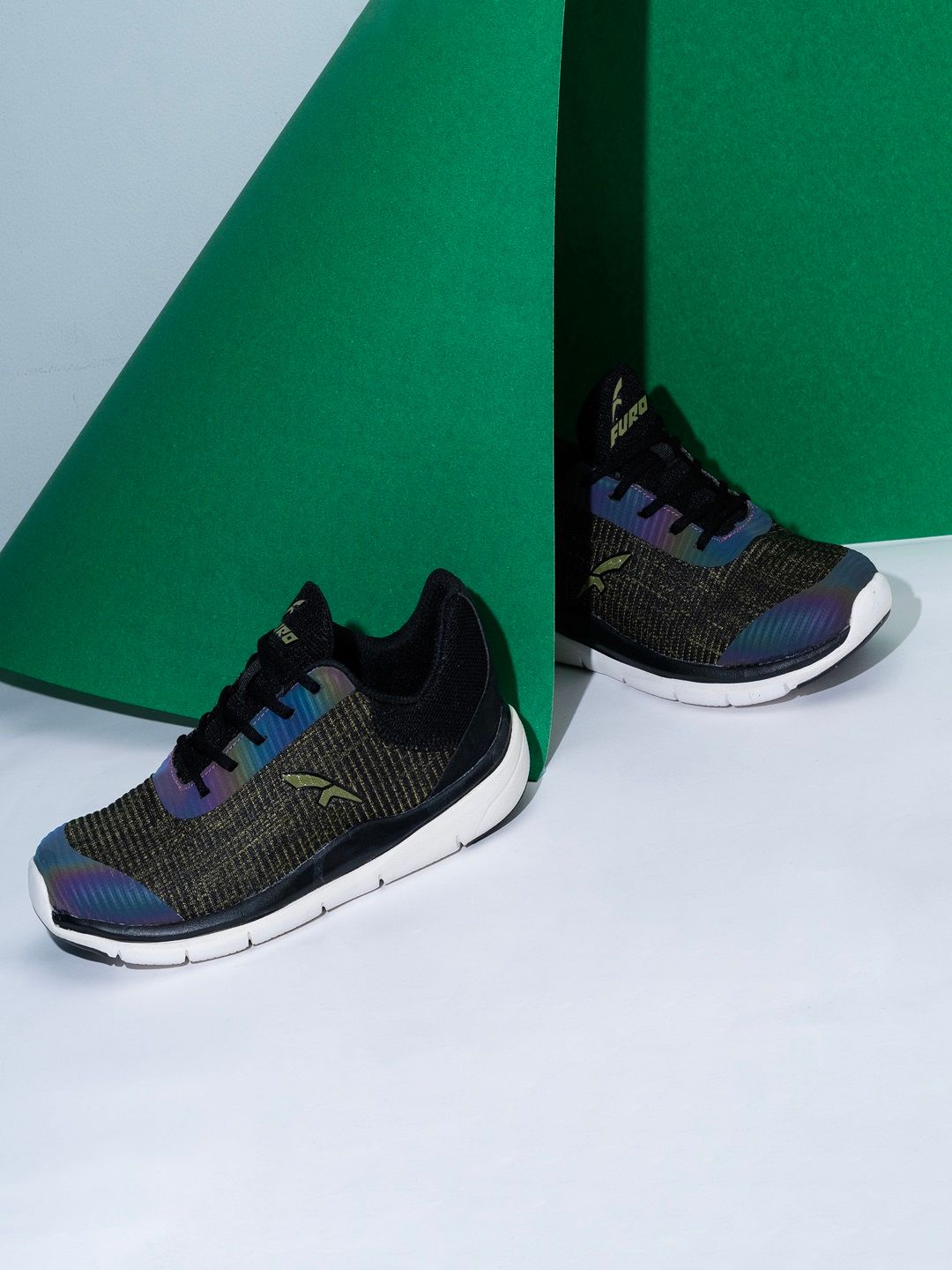 FURO by Red Chief Men Blue Mesh Running Shoes