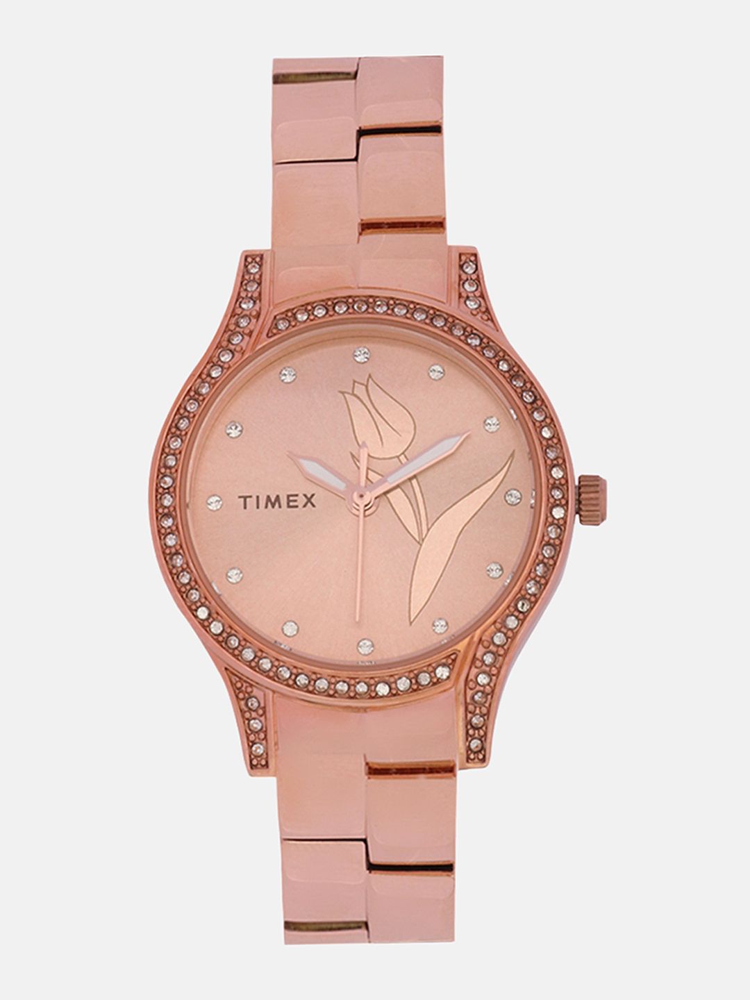 Timex Women Rose Gold-Toned Analogue Watch - TW0TL9503 Price in India