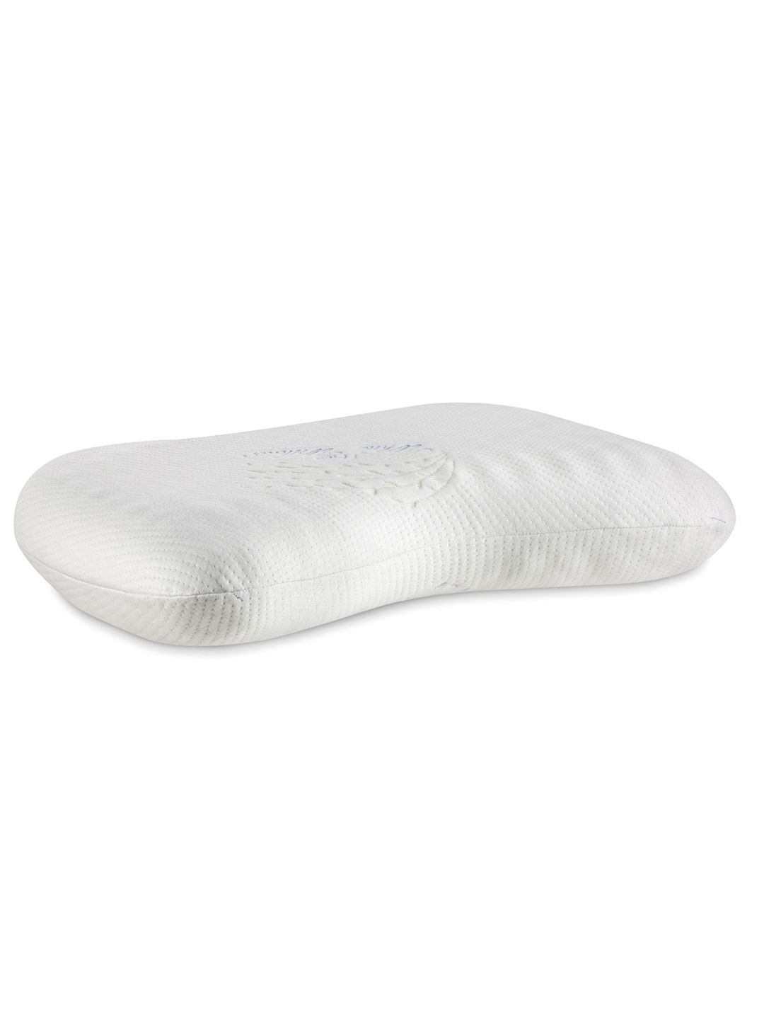 The White Willow White Special Wave Cervical Contour Orthopedic Memory Foam Bed Pillow Price in India
