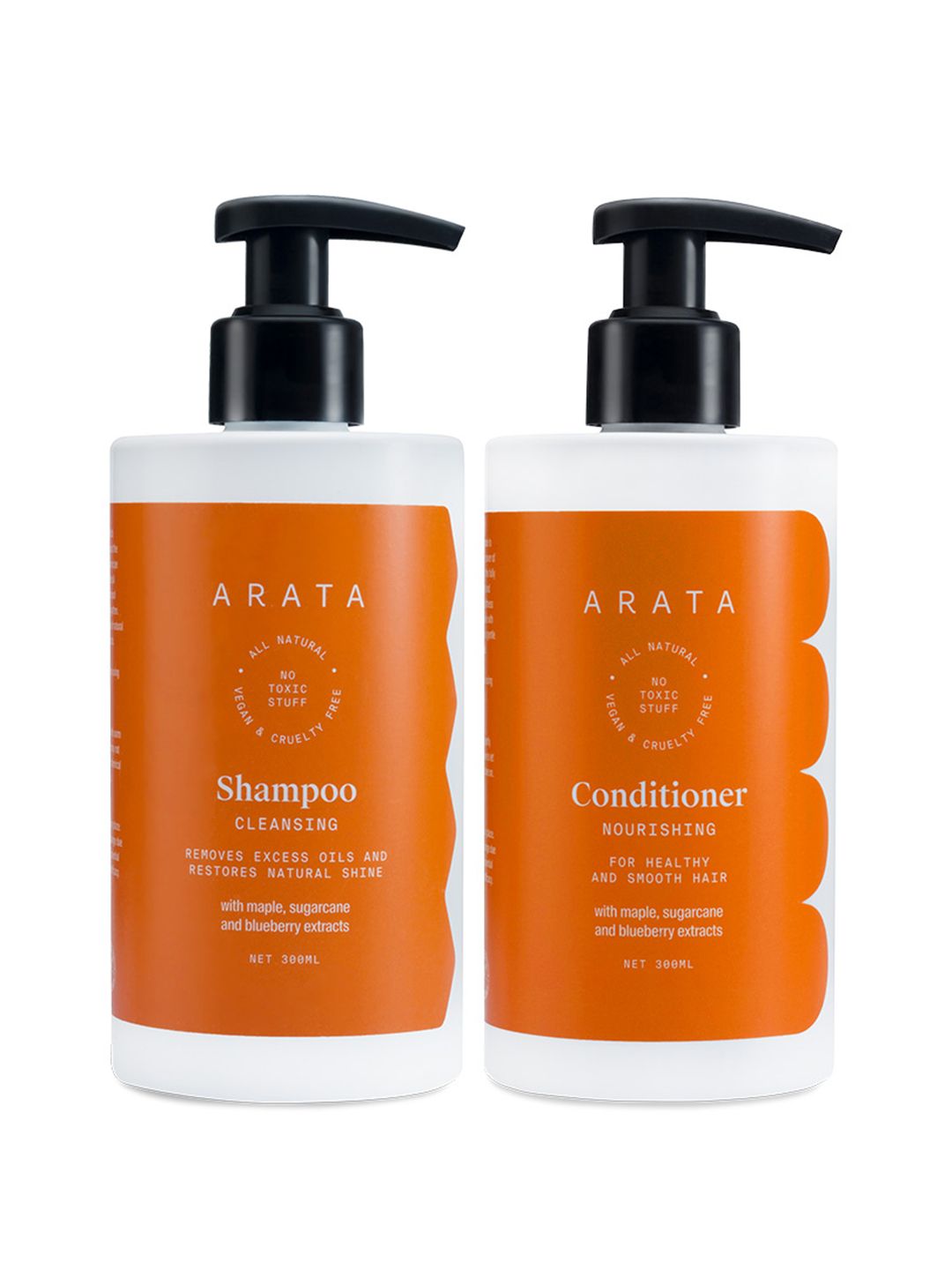 ARATA Unisex Shampoo & Conditioner Combo 600 ml Price in India