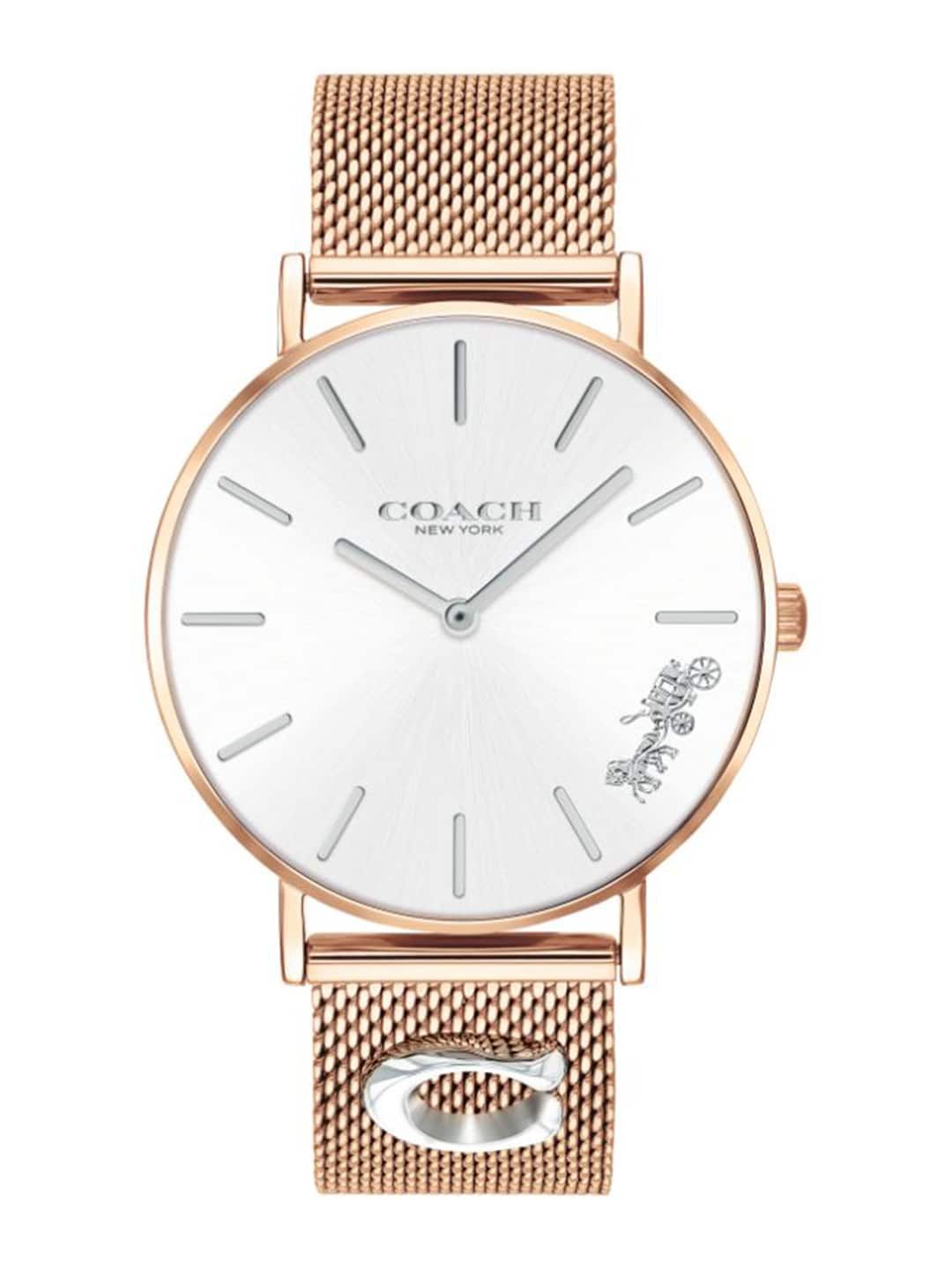 Coach Women White Analogue Watch CO14503338W Price in India