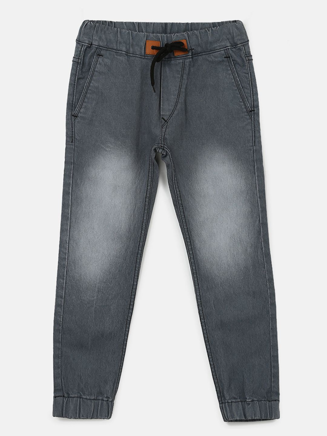 Urbano Juniors Boys Slim Fit Faded Denim Jogger Jeans