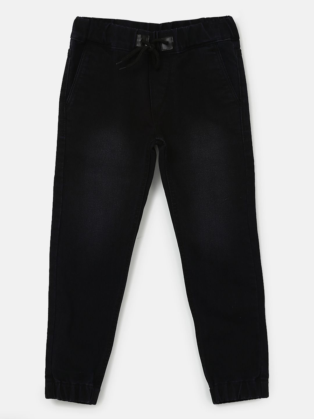 Urbano Juniors Boys Solid Denim Jogger Jeans
