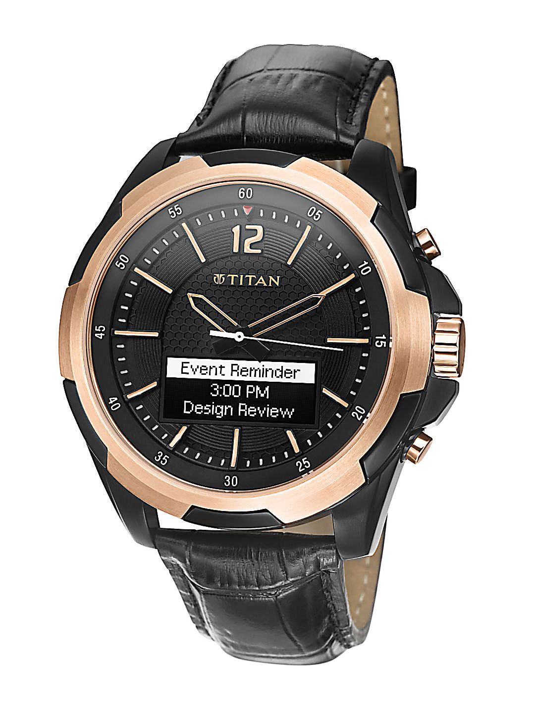 Buy Titan Men Black JUXT Smart Watch 90055KL01J - Smart Watches