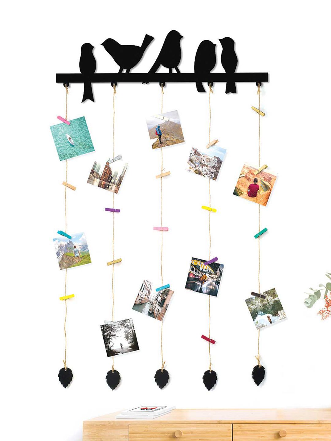 Art Street Black Birds Wall Hanging Photo Frame Price in India