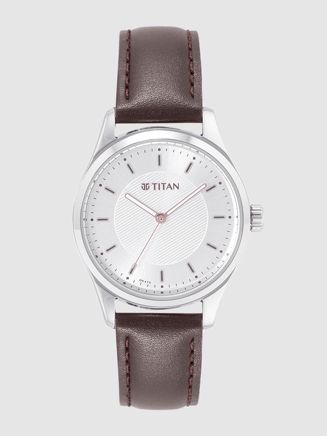 Titan Women Silver-Toned Analogue Watch 2639SL03 Price in India
