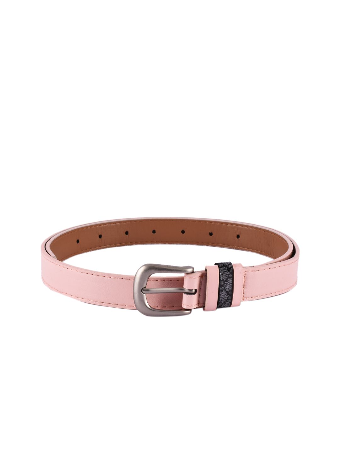 BuckleUp Women Pink Solid Belt Price in India