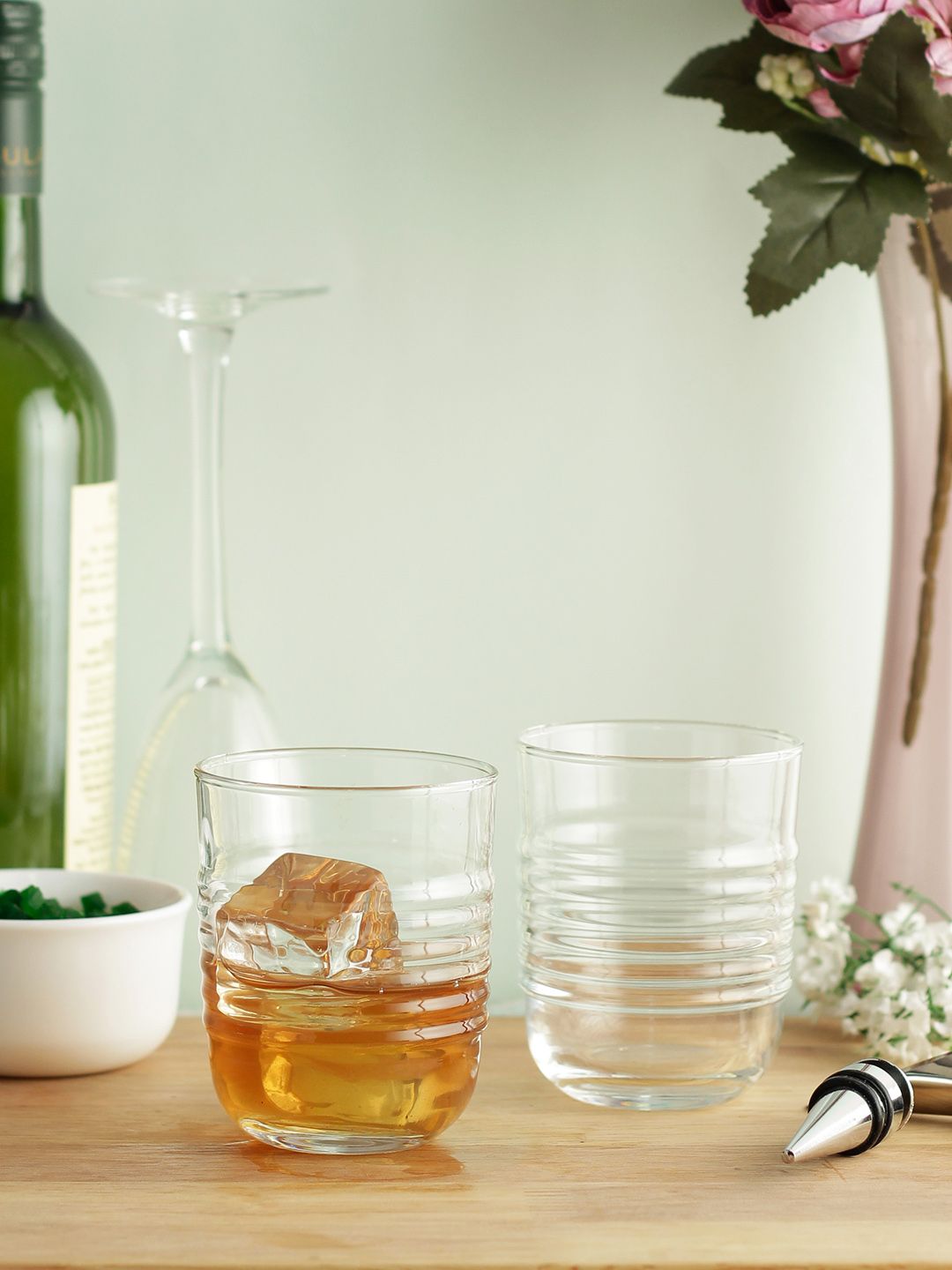 Luminarc Set Of 6 Transparent Solid Magiciaen Whisky Glasses Price in India