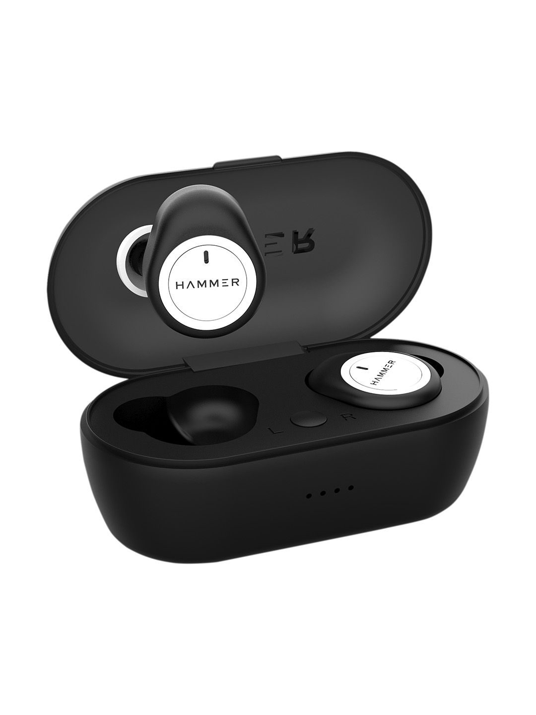 HAMMER Unisex White & Black Airflow Truly Wireless Bluetooth Earbuds With Mic Price in India