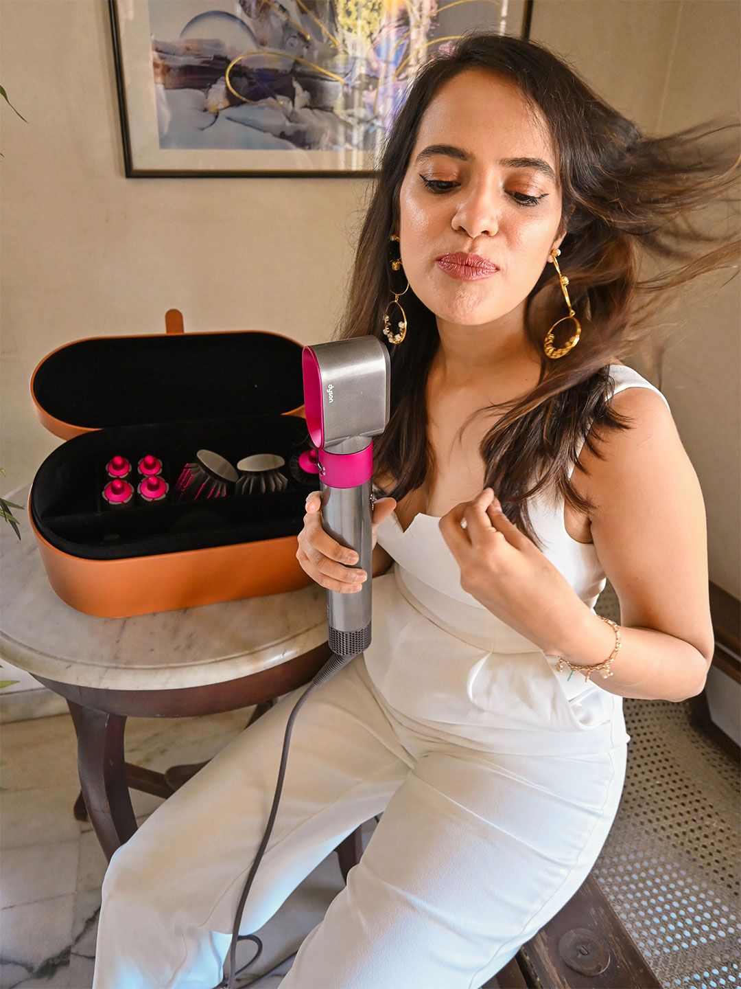 Buy dyson Airwrap Hair Styler Complete - Nickel & Fuchsia