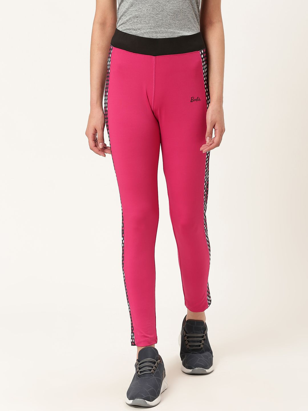 toothless Women Pink Solid Tights Price in India