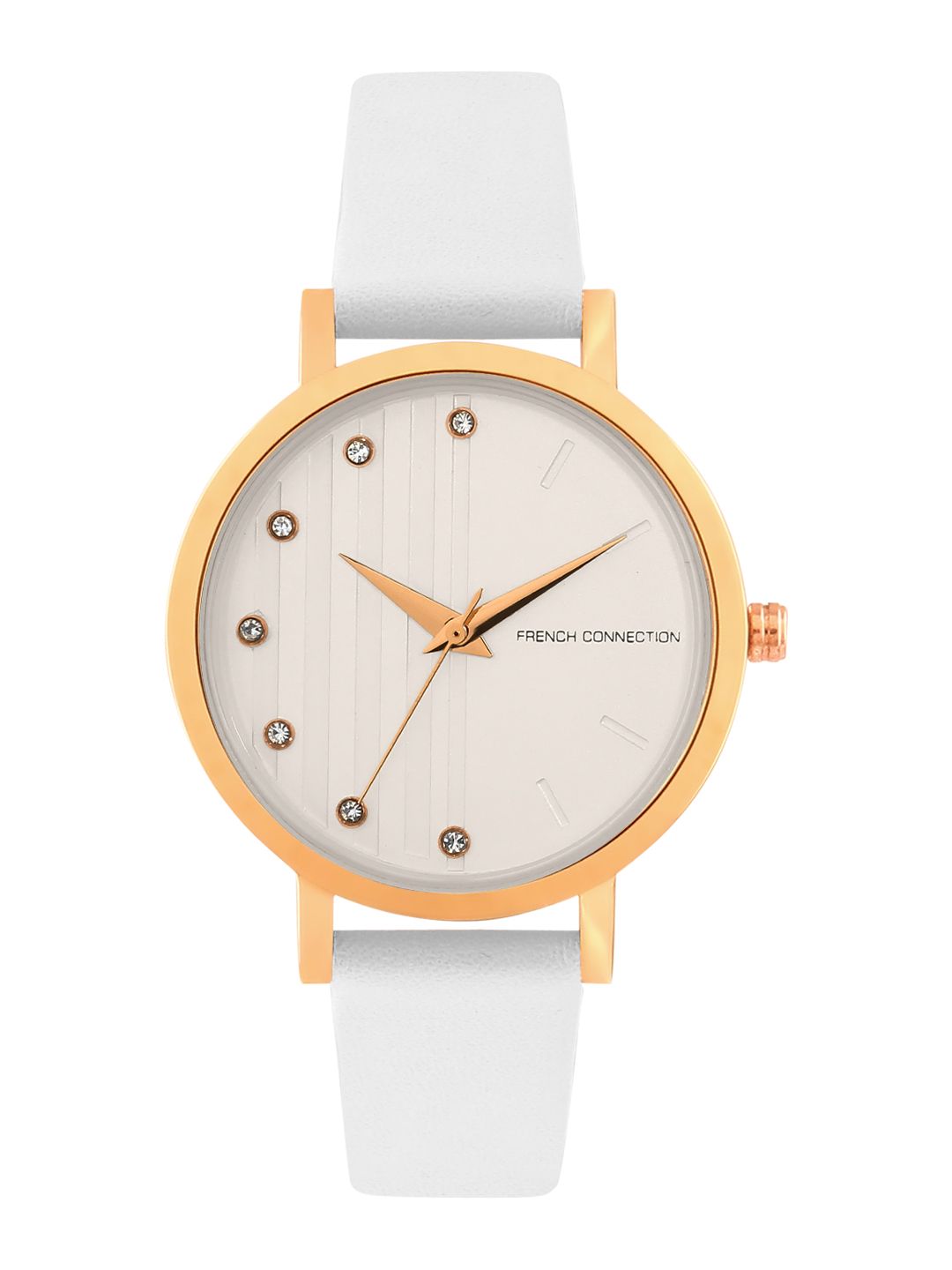 French Connection Women Off-White Analogue Watch FC20-63B Price in India