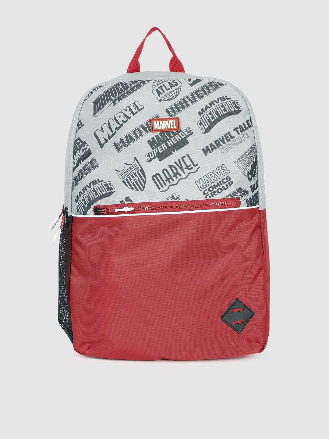 Kook N Keech Unisex White & Red Printed Backpack Price in India