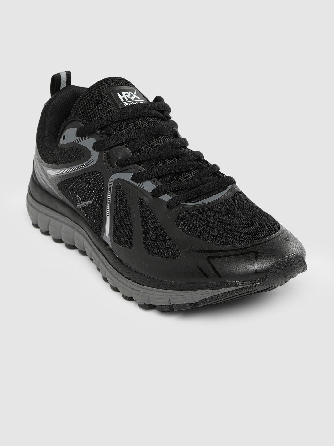 HRX by Hrithik Roshan Men Black Mesh Running Shoes