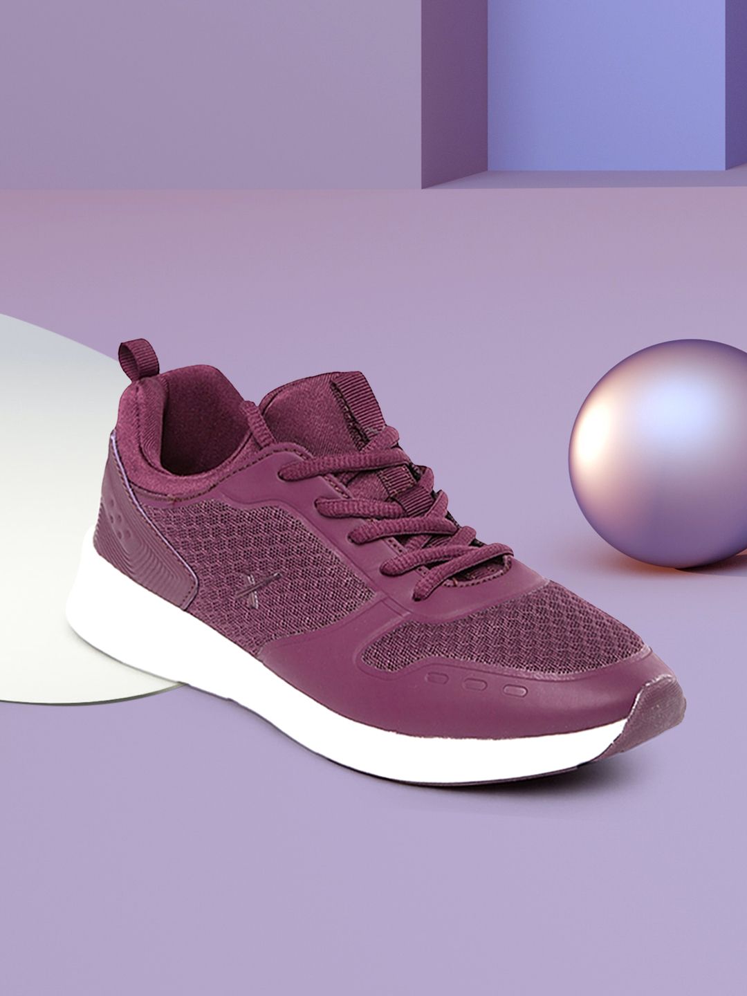 HRX by Hrithik Roshan Women Purple Wire Knit Running Shoe Price in India