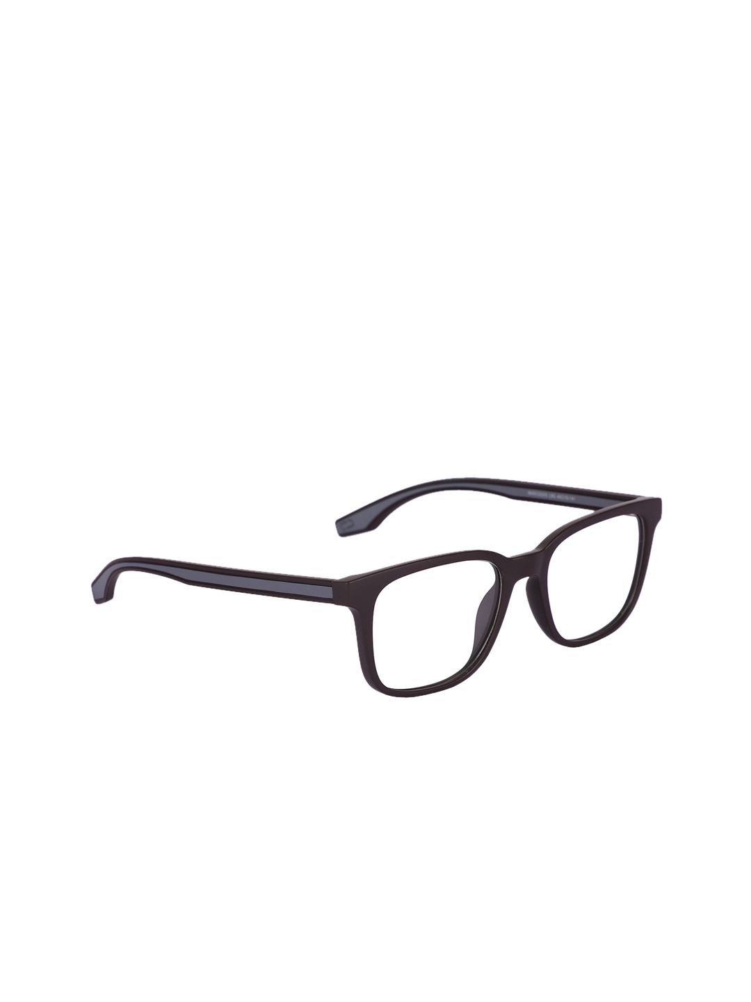 MARC LOUIS Unisex Brown Solid Full Rim Square Frames MLMARC293/S L9G 49 Price in India